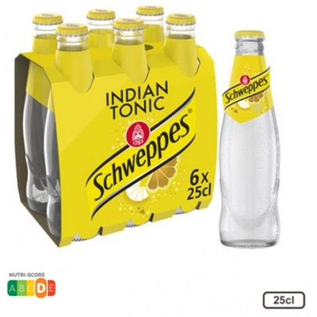 SCHWEPPES INDIAN TONIC - 6X25CL