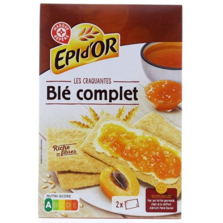 Tartines Craquantes au Blé Complet - EPI D'OR - 250g