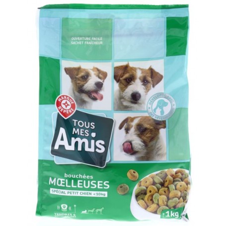 Bouchées Moelleuses spécial Petit Chien - TOUS MES AMIS - 1kg