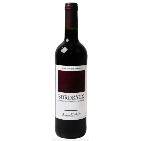 Vin Rouge Bordeaux A.O.C BERNARD CORDELIER - 75cl