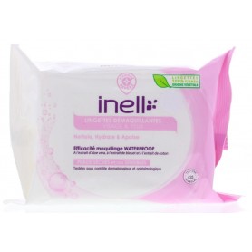 Lingettes Démaquillantes Peaux Sèches et/ou Sensibles x25 - INELL