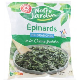 Epinards en Branche à la Crème - 1kg