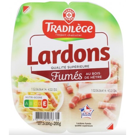 Lardons Fumés - TRADILEGE - 2x100g (200g)