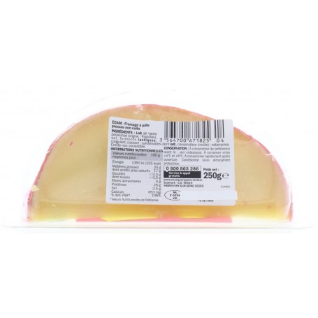 Portion d'Edam Jeune - LES CROISES - 250g