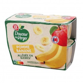 COMPOTE ALL POMME BANANE-DOUCEUR DU VERGER- 4X100G