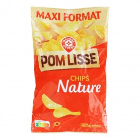 CHIPS CROUSTILLANTES NATURES -POM'LISSE-350GR