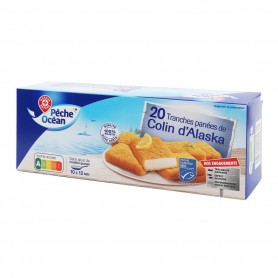 20 TRANCHE PANEES COLIN ALASKA -PECHE OCEAN-1KG