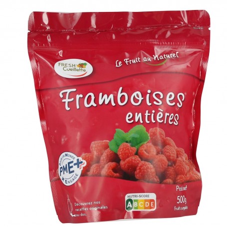 FRAMBOISES entières-FRESH CUEILLETTE-500G