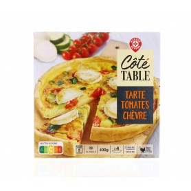 Tarte tomates et fromage de chèvre-Côté table -400G