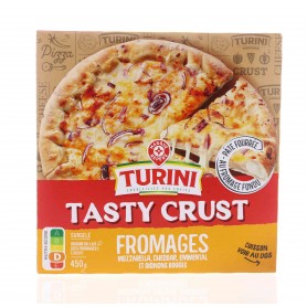Pizza tasty crust 3 fromages-Turini-450G