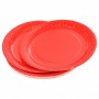 ASSIETTES CARTON ROUGE 23CM X20