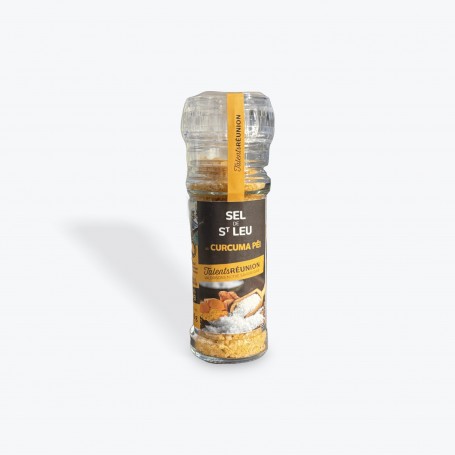Sel de Saint-Leu au curcuma - TALENTS REUNION - 90g