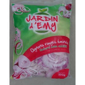 OIGNONS ROUGE EMINCE 500G JARDIN D'EMY