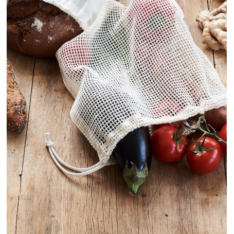 Filet Fruits Légumes Coton Bio Lot de 3