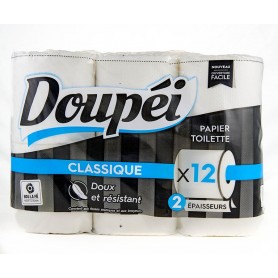 Papier toilette - DOUPEI - 6 rouleaux