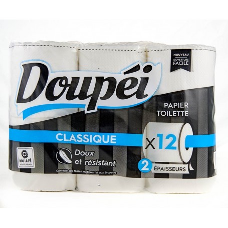 Papier toilette x12 - DOUPEI