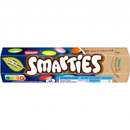 SMARTIES bonbons chocolatés Tube x1 38g