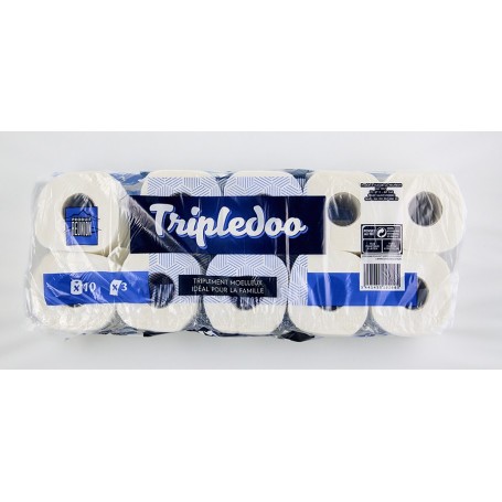 Papier toilette - TRIPLEDOO - x10