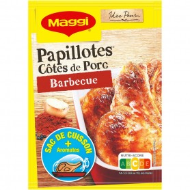 MAGGI Papillotes Côtes de Porc Barbecue 28g