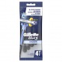 Gillette Blue3 Smooth Rasoirs Jetables X4, Pour Homme