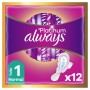 Always Platinum Normal (taille 1) Serviettes Avec Ailettes 12 Serviettes