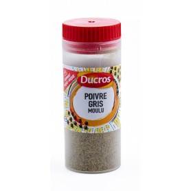 Poivre gris moulu - DUCROS - 18g
