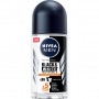 Déodorant Bille Homme Anti-transpirant Black  White NIVEA MEN le roll-on de 50ml