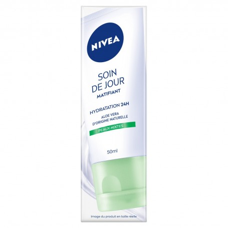 Crème visage Jour Hydratante Matifiante Peaux Mixtes NIVEA le tube de 50ml