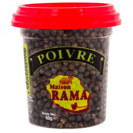 POIVRE EN GRAINS POT 50G RAMA