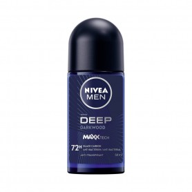 Déodorant Bille Homme Anti-transpirant 72H Deep NIVEA MEN le roll-on de 50ml