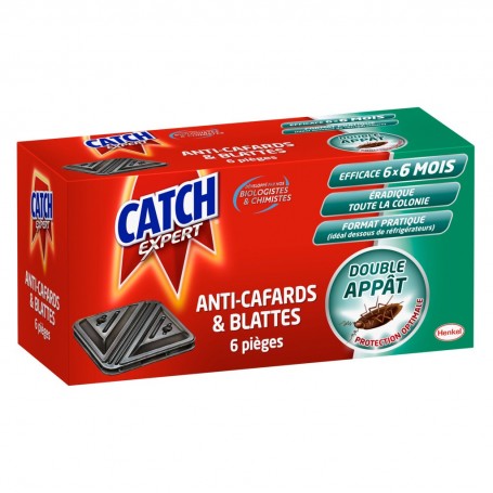 CATCH Expert Contaminateurs Anti-Cafards x6