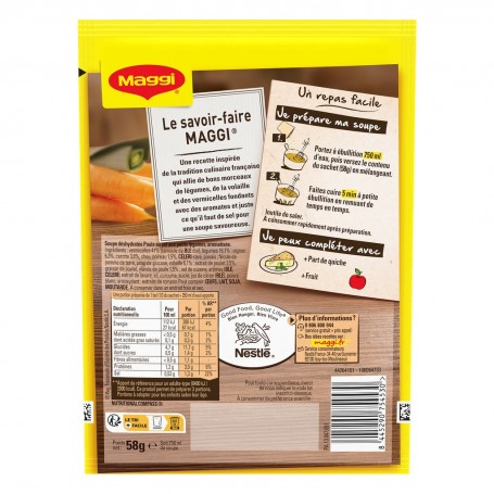 MAGGI Saveur à l'Ancienne Poule au Pot aux petits légumes 58g