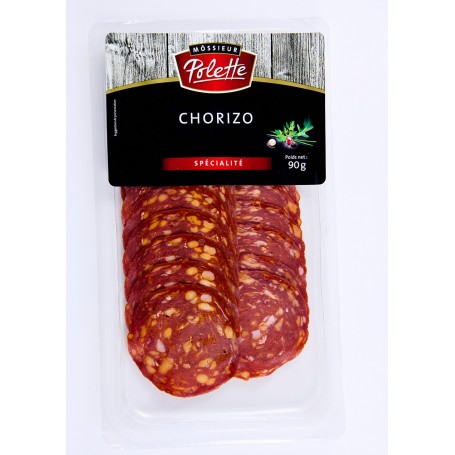 Chorizo pur porc - MOSSIEUR POLETTE - 90g