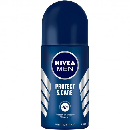 Déodorant Bille Homme Anti-transpirant Protect  Care NIVEA MEN le roll-on de 50ml