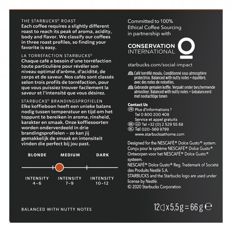 STARBUCKS by NESCAFE DOLCE GUSTO Espresso Colombia 66g