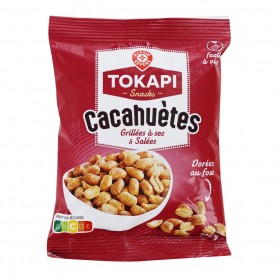 CACAHUETES GRILLEES A SEC 120G TOKAPI