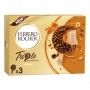 Glace bâtonnet FERRERO ROCHER Lait noisette caramel x3 - 138g