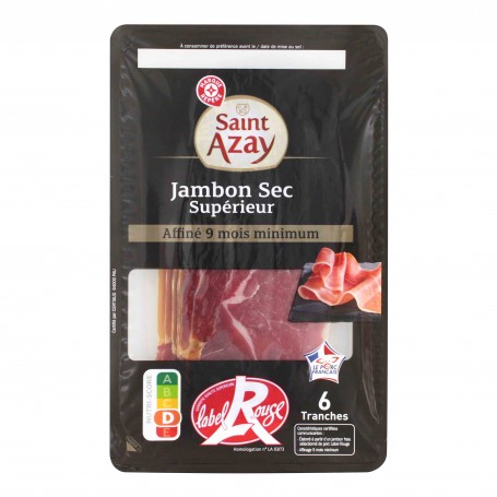 JAMBON SEC AFFINE 9 MOIS LR 6T 100G(1066701)