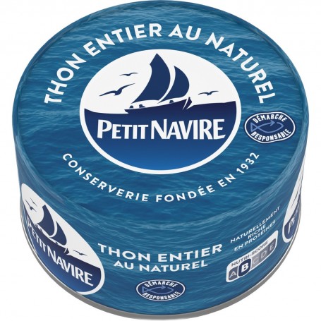 Thon au Naturel Démarche Responsable PETIT NAVIRE 93g