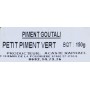 Petit piment barquette - 150g