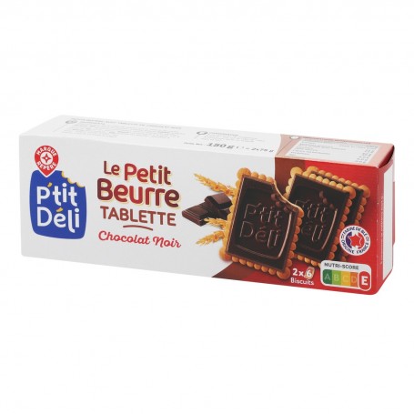 PETIT BEURRE TABLETTE CHOCOLAT NOIR 150G(1019367)