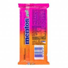 Bonbons Mentos Rouleau Fruits Multipack x4 - 152g