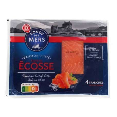 SAUMON FUME D'ECOSSE 4TR 140G(1057662)