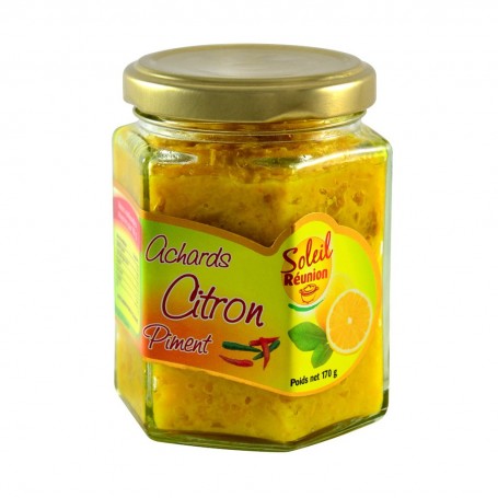 ACHARD DE CITRON PIMENTE 170G SOLEIL REUNION