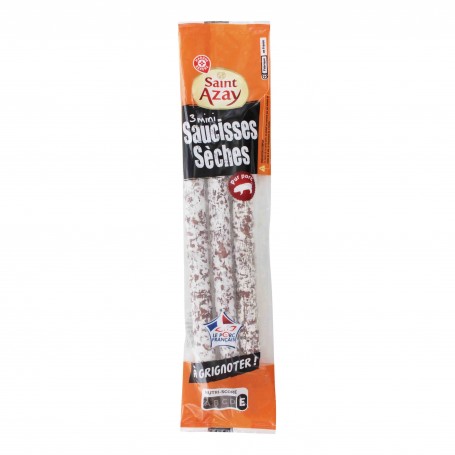 3 MINI SAUCISSES SECHES VPF