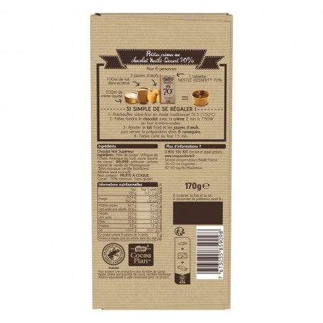 NESTLE DESSERT Noir Absolu 170g