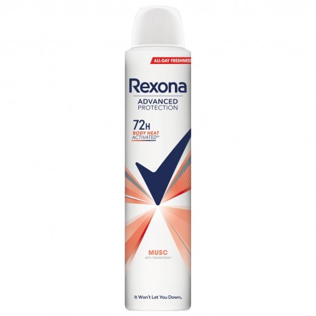 Rexona Déodorant Spray 72H Musc 200ml