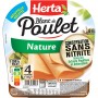 HERTA Blanc Poulet Nature conservation sans nitrite x4 -140g