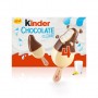 Glace bâtonnet KINDER CHOCOLAT au lait, double enrobage lait chocolat x4 - 152g