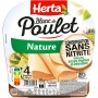 HERTA Blanc Poulet Nature conservation sans nitrite x4 -140g